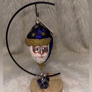 1996 Patricia Breen "Goodnight Santa" 2-Piece Neiman‎ Marcus Ornament